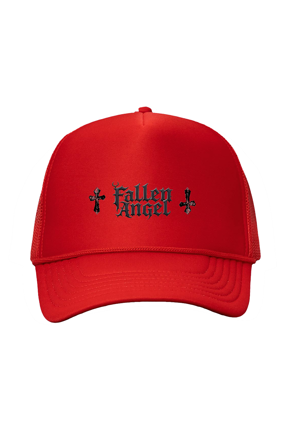 Fallen Angel Double Cross Embroidered Cap